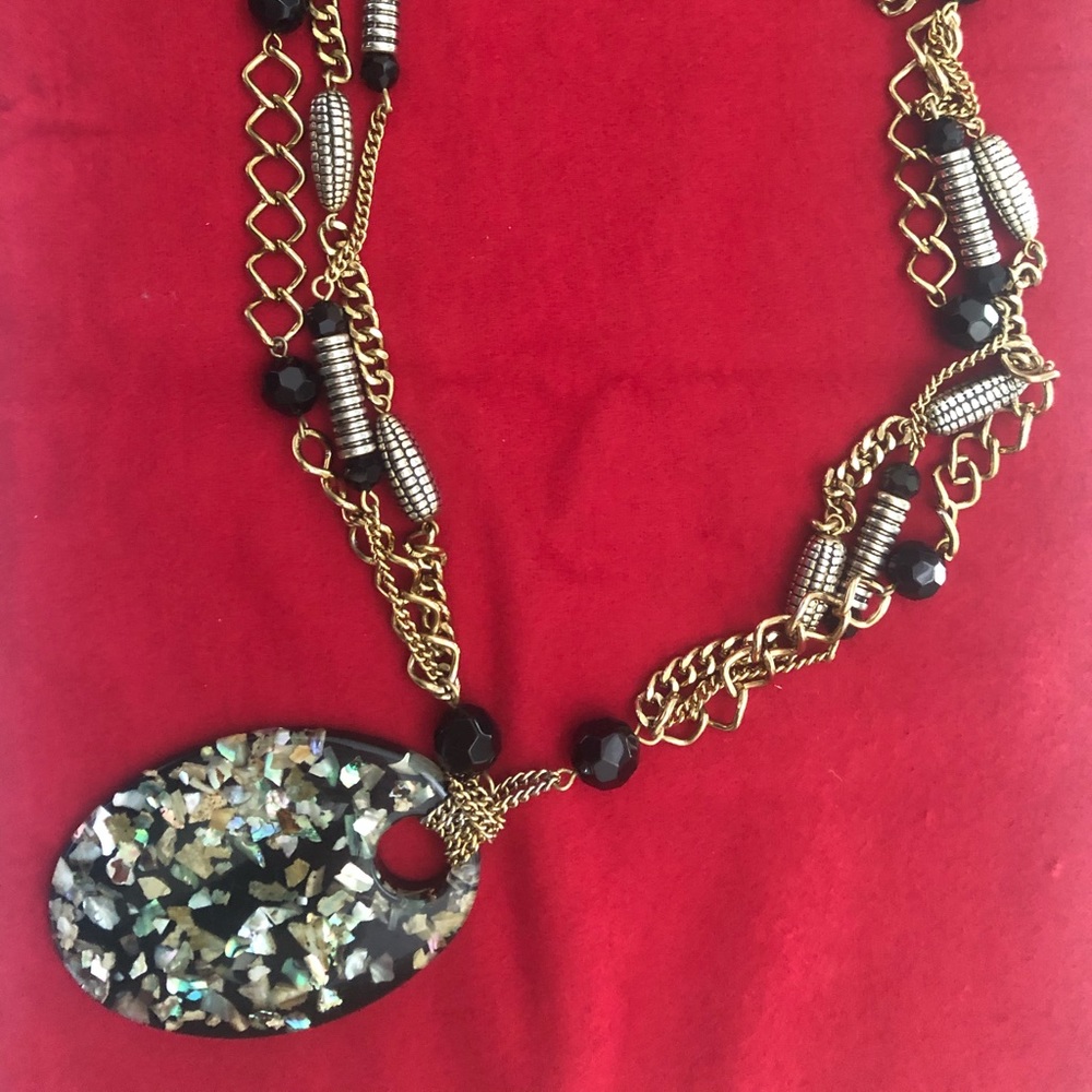 Handcrafted Statement Pendant Necklace - image 1